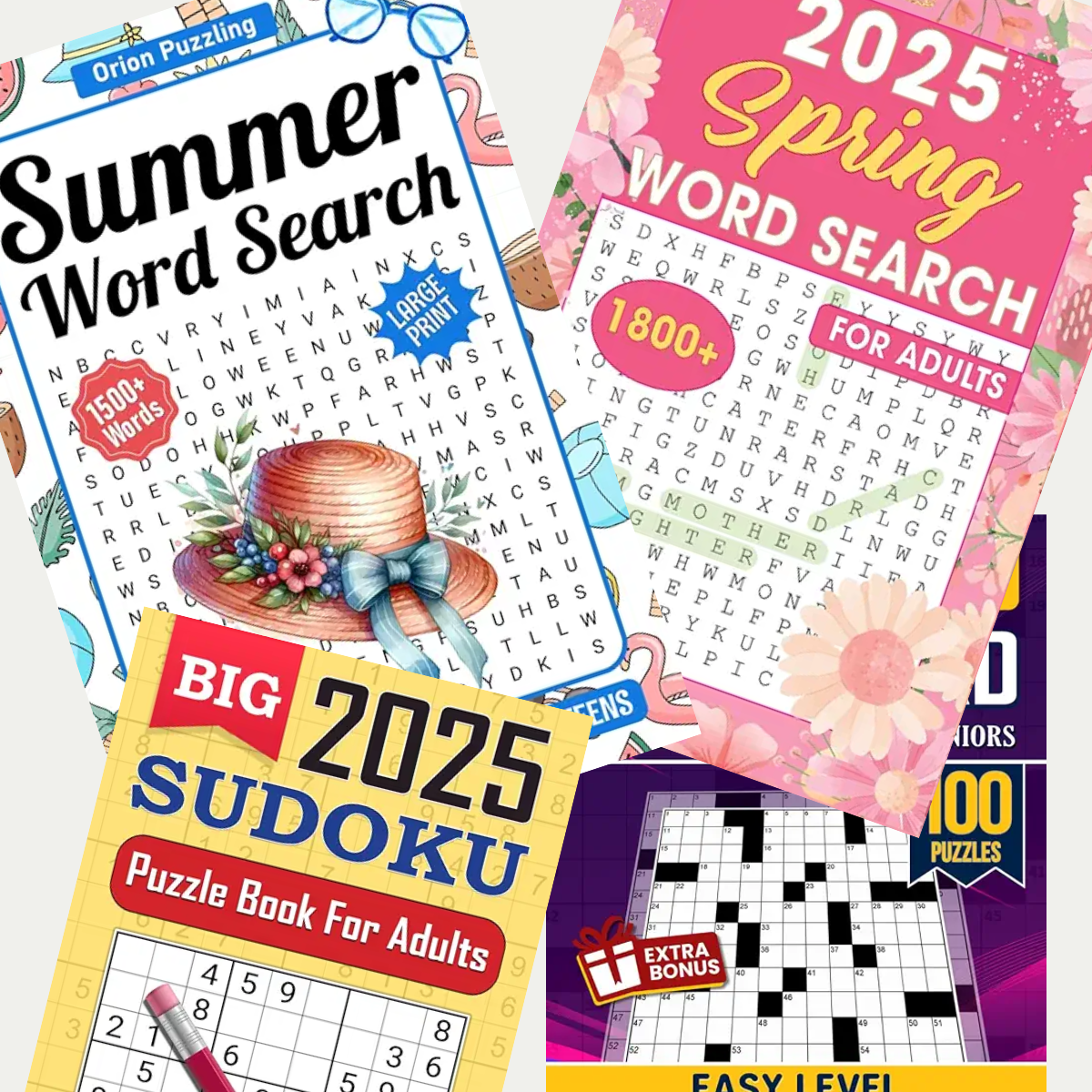 Word Search/Sudoku/Crossword/Mixed